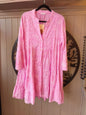 Pink Tiered Dress