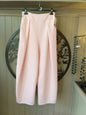Pale Pink Wide Leg Trousers