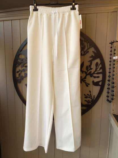 White Drawstring Trousers