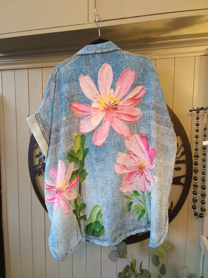 Denim Look Blouse