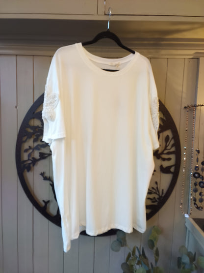 Cream T-shirt