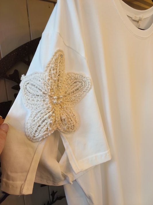 Cream T-shirt