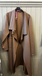 Brown Lightweight Waterfall Coat