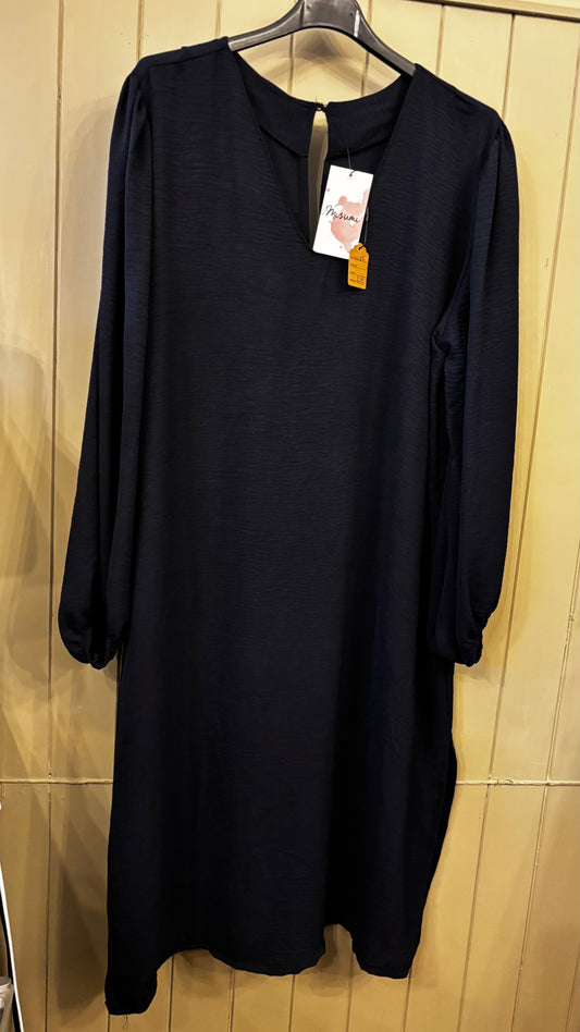 Navy Midi Dress