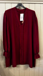 Burgundy Blouse