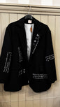 Black Blazer with Diamante Detail