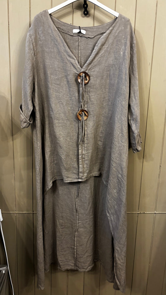 Linen Two-Piece Trouser Suit